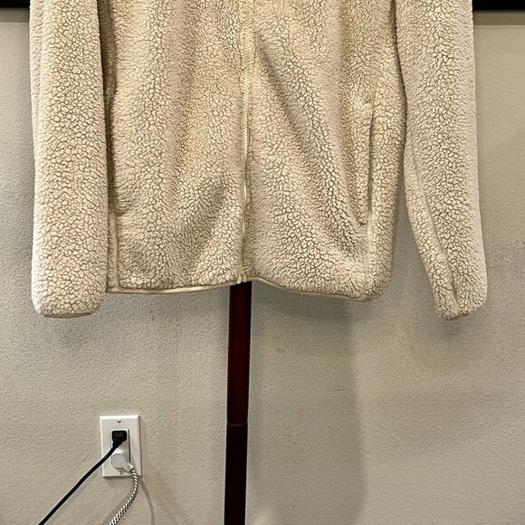 Uniqlo - LS Fleece Full Zip Jacket - Cream - Picture 5 of 6